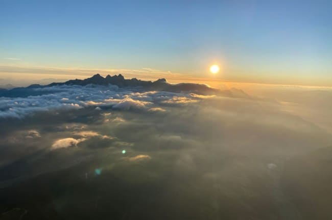 Traumhafte Aussicht auch im Sommer