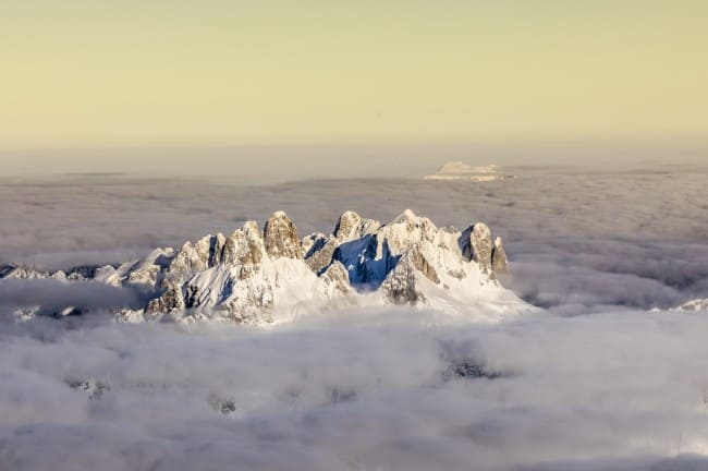 Die Bischofsmütze im Wolkenmeer