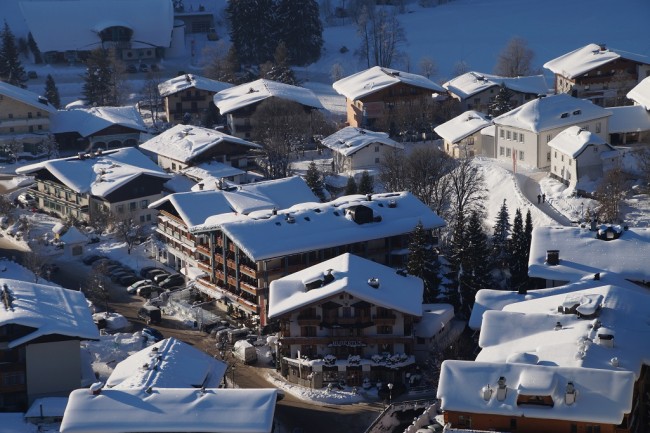 Hotel Hanneshof aus der Vogelperspektive