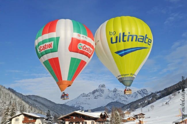 Ballonstart in Filzmoos