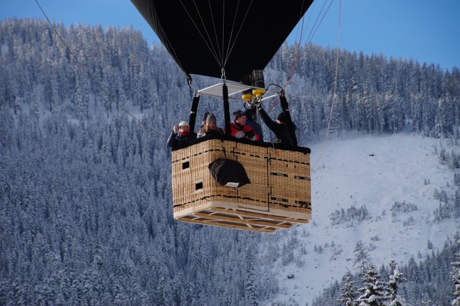 Korb mit Passagieren