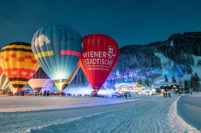 Nacht Der Ballone Ballonfahren Filzmoos
