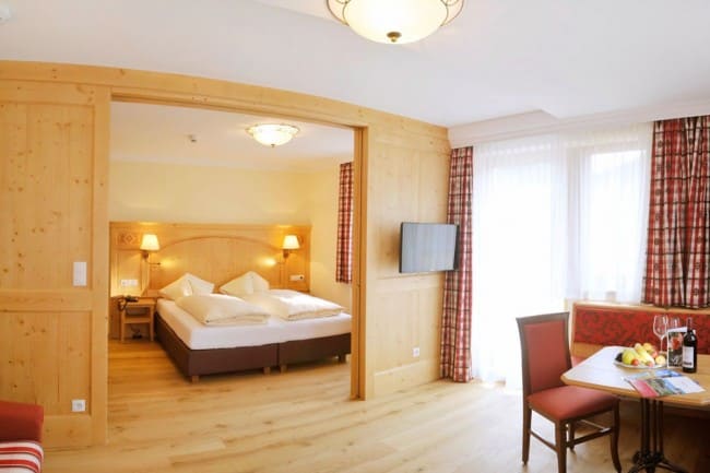 Suite zum Wohlfühlen und Erholen im Hotel im Zentrum von Filzmoos